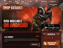 Tablet Screenshot of dropassault.com